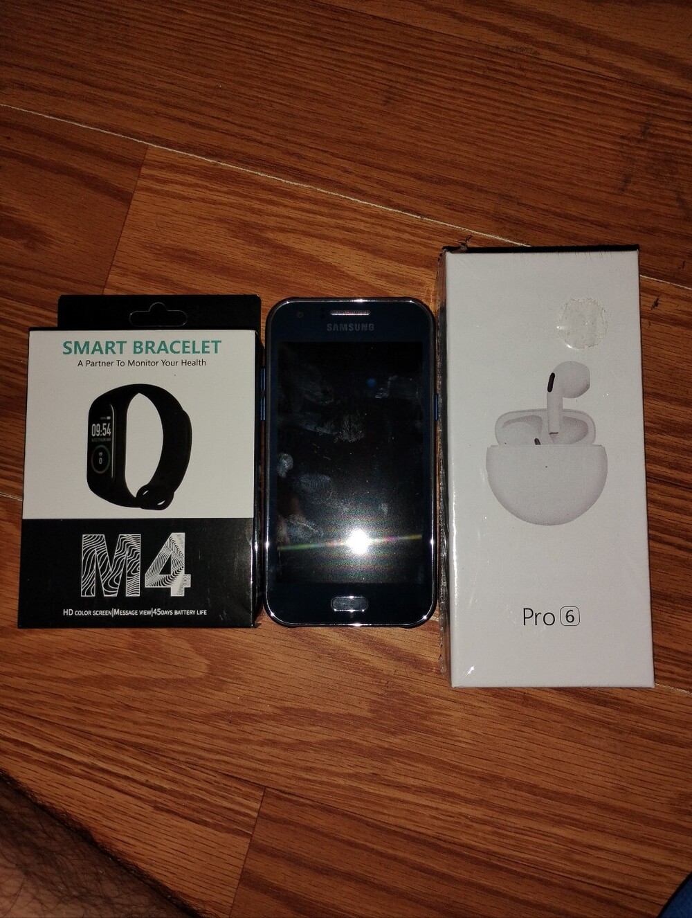 Verizon Samsung Galaxy J1 Tech Bundle - M4 Fitness Tracker & Pro 6 Earbuds